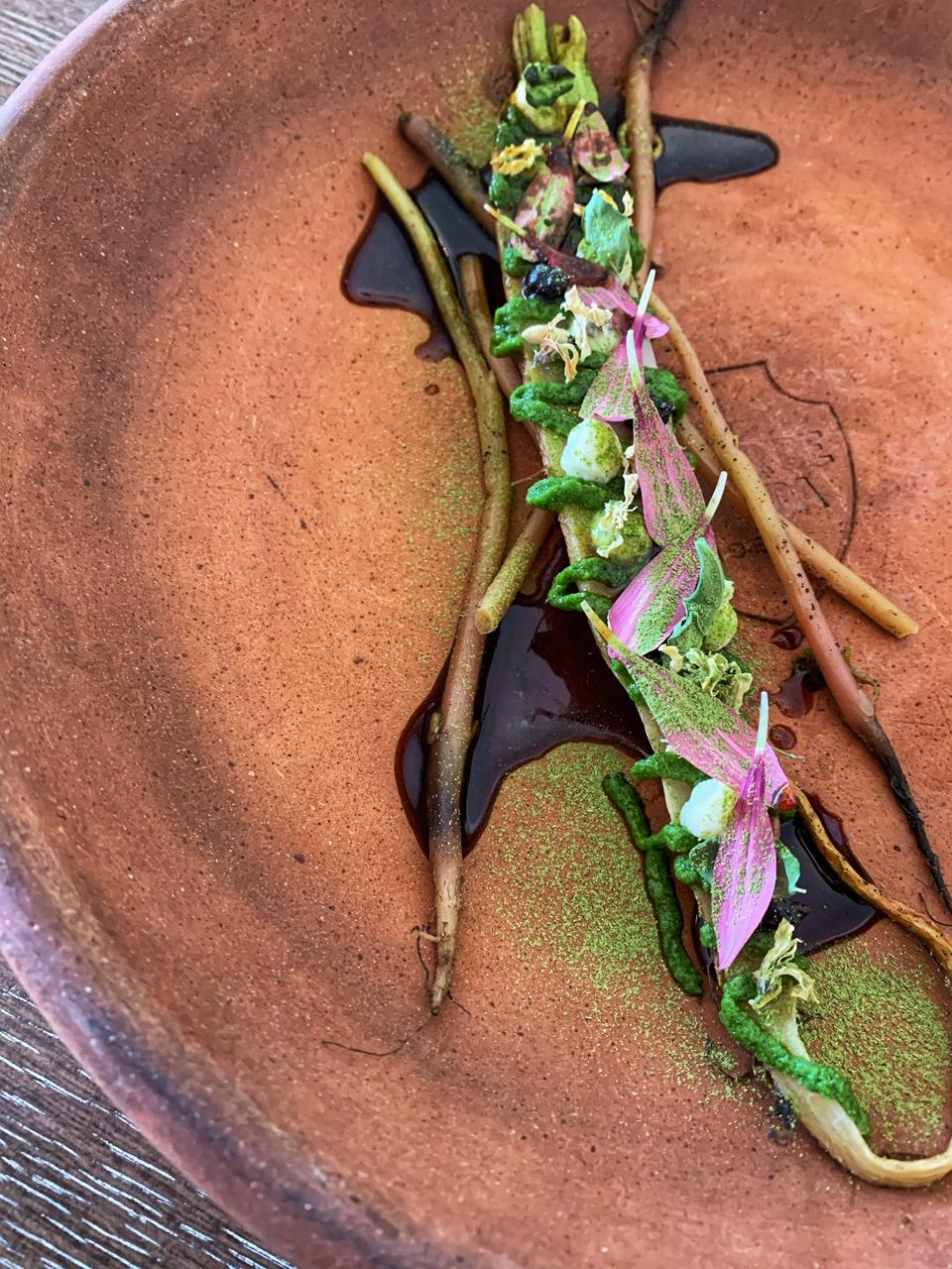 Détail d’un plat gourmand chez Aroc